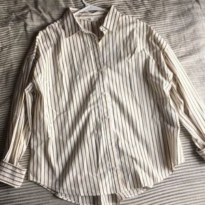 Levi’s Yellow and Blue Striped Dress Shirt
